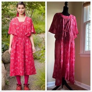Red Gudrun Sjoden Kusama Dress XL NWT